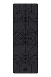*PREORDER* Pro Grip Deco Alignment - PU Yoga Mat (5mm) - Black