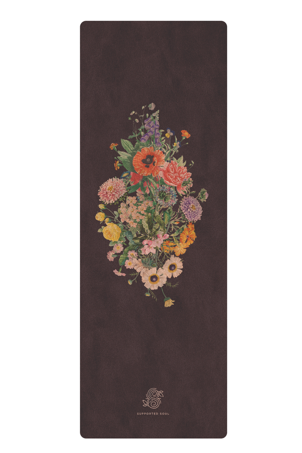 *PREORDER* Velvet Posy - All-in-One Suede Yoga Mat (3.5mm)