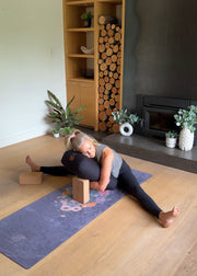 Velvet Posy - All-in-One Suede Yoga Mat (3.5mm)