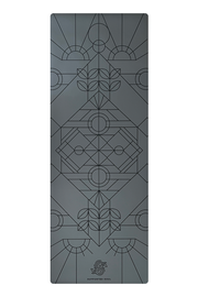 Pro Grip Deco Alignment - PU Yoga Mat (5mm) - Stone