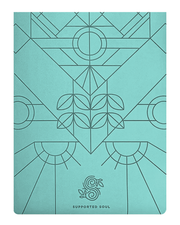Pro Grip Deco Alignment - PU Yoga Mat (5mm) - Eucalyptus *new