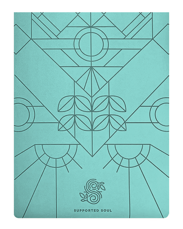 Pro Grip Deco Alignment - PU Yoga Mat (5mm) - Eucalyptus *new