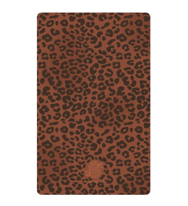 Super Absorbent Sweat Towel - Leopard - Grey