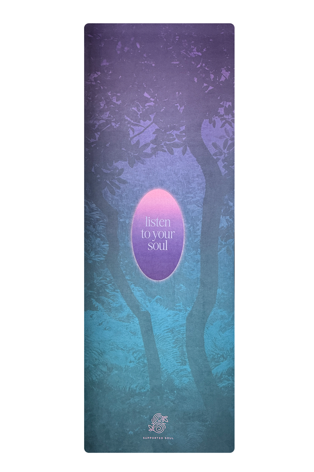 Listen To Your Soul - All-in-One Suede Yoga Mat