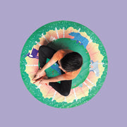 Peaceful Play: Mindful Movement Game for Kids- Yoga Mat Bundle