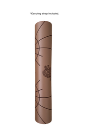 Pro Grip Deco Alignment - PU Yoga Mat (5mm) - Coffee