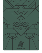Pro Grip Deco Alignment - PU Yoga Mat (5mm) - Evergreen