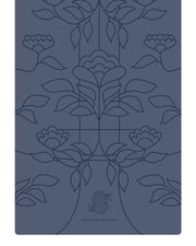 Pro Grip Luxe Floral Alignment- PU Yoga Mat (5mm) - Storm Cloud