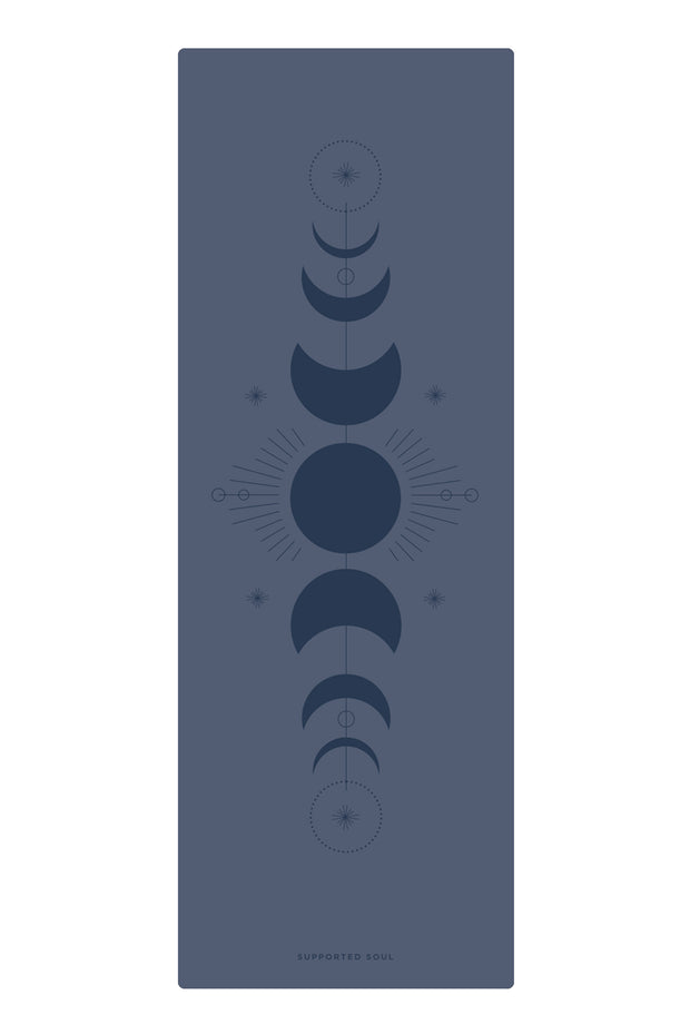 Pro Grip Luxe Lunar - PU Yoga Mat (5mm) - Celestial Blue