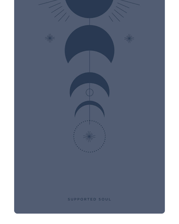 Pro Grip Luxe Lunar - PU Yoga Mat (5mm) - Celestial Blue