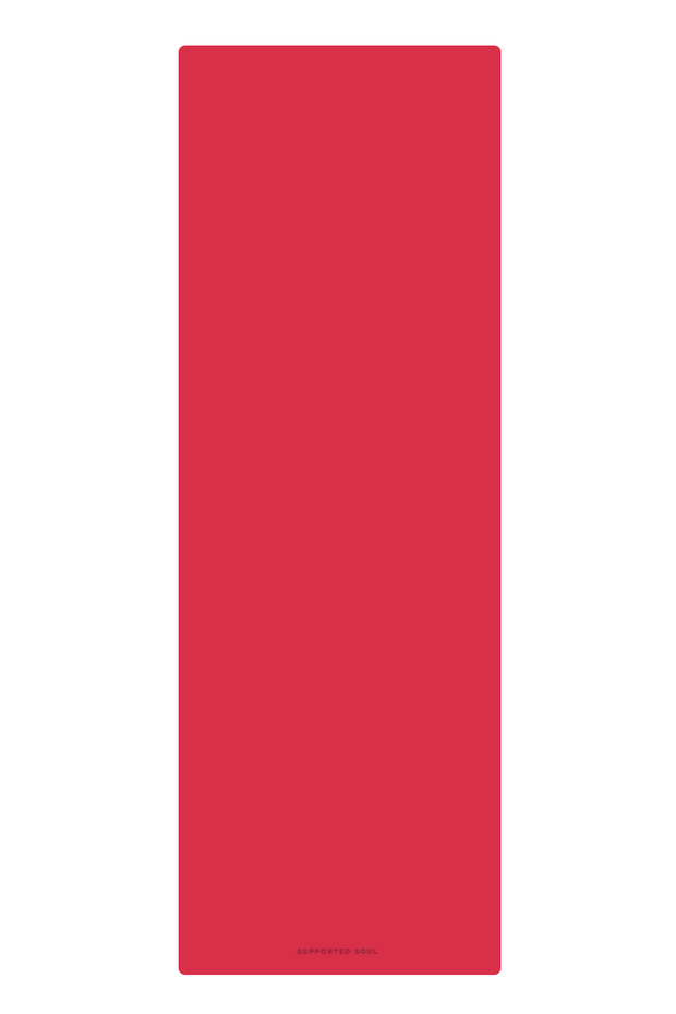 Pro Grip Logo - PU Yoga Mat (5mm) - Red