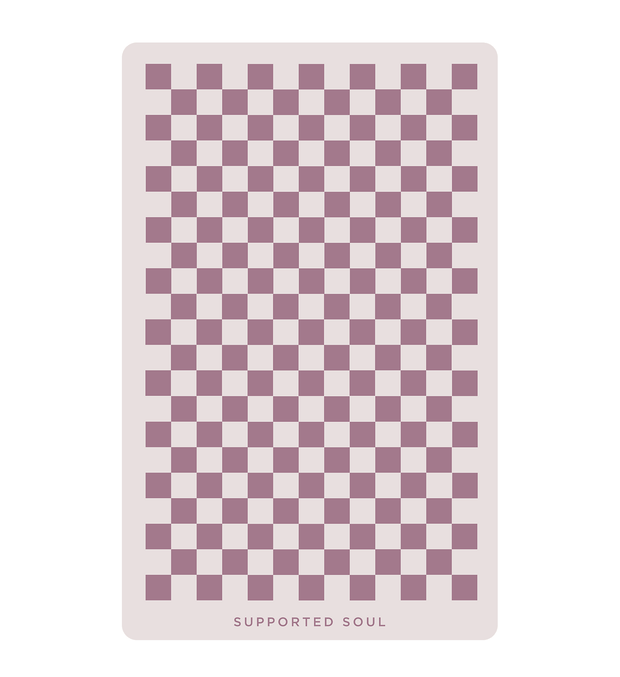 Super Absorbent Sweat Towel - Checkered Lilac