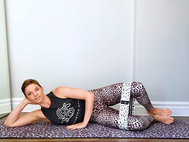 Cheetah Fabric Resistance Band Set