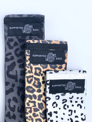Cheetah Fabric Resistance Band Set