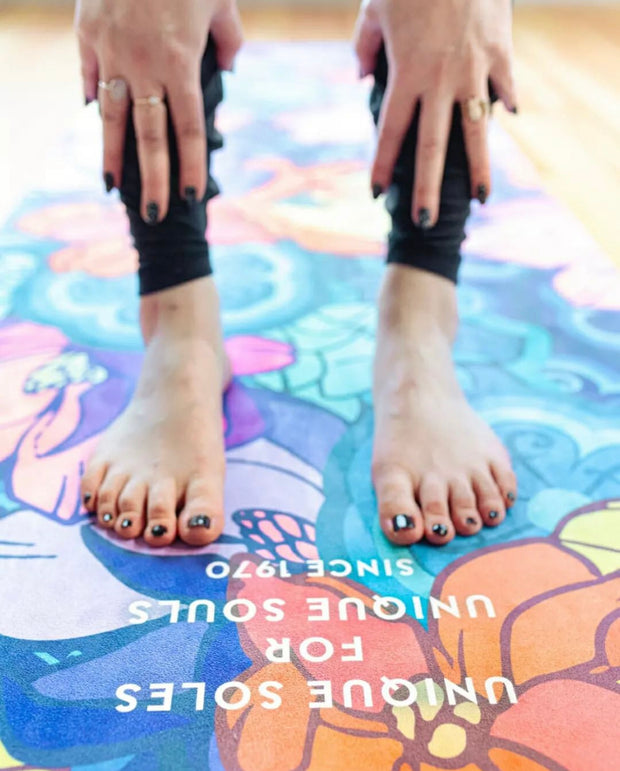 Kits Floral - Fluevog x Supported Soul - All-in-One Suede Yoga Mat (3.5mm)