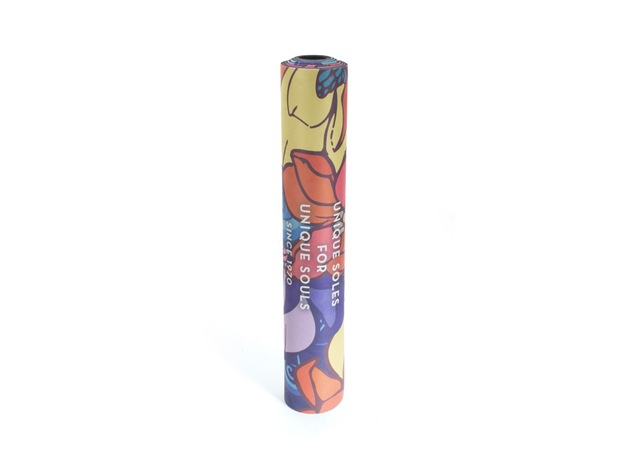 Kits Floral - Fluevog x Supported Soul - All-in-One Suede Yoga Mat (3.5mm)